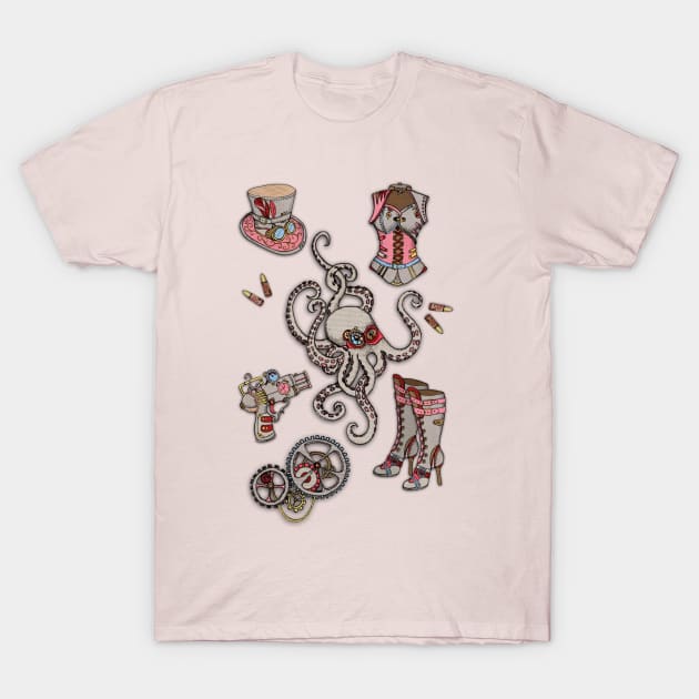Steampunk T-Shirt by micklyn
